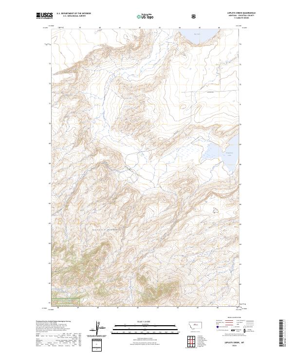Lepleys Creek topographic map thumbnail
