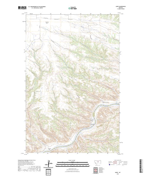 Leroy 2024 topographic map thumbnail