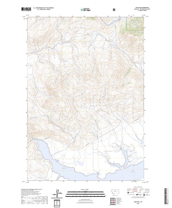Lima Dam 2024 topographic map thumbnail