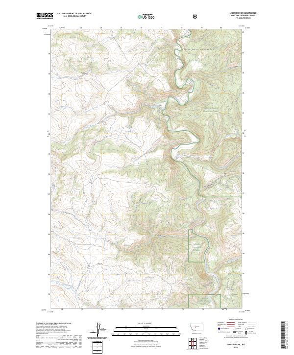 Lingshire NE topographic map thumbnail