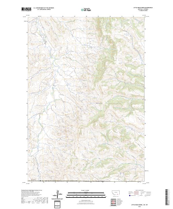 Little Bear Creek topographic map thumbnail