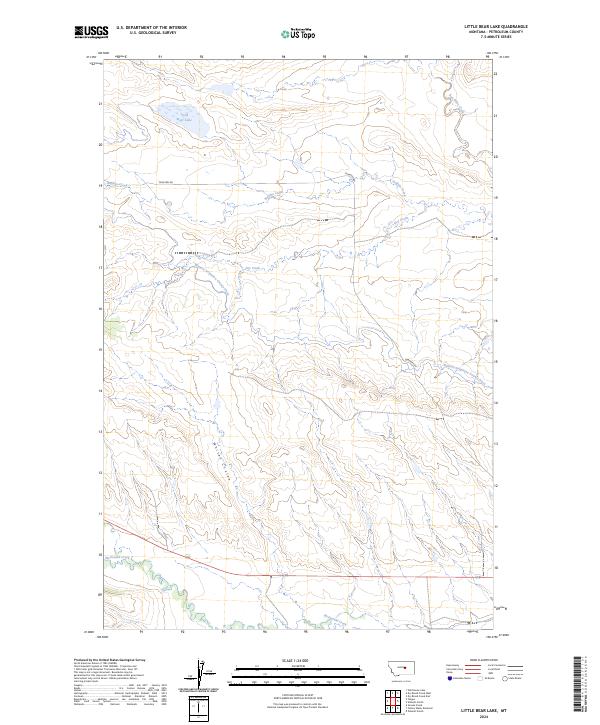 Little Bear Lake topographic map thumbnail