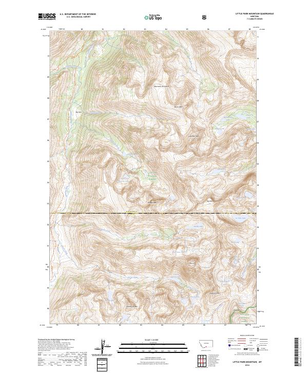 Little Park Mountain topographic map thumbnail