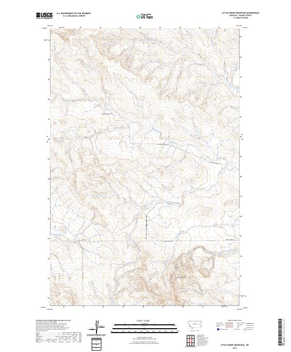 Little Sheep Mountain topographic map thumbnail