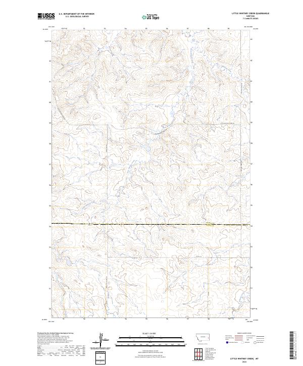 Little Whitney Creek topographic map thumbnail