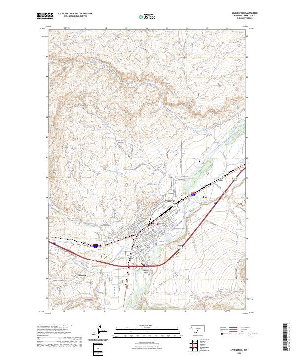 Livingston 2024 topographic map thumbnail