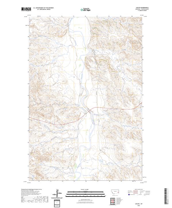 Locate 2024 topographic map thumbnail