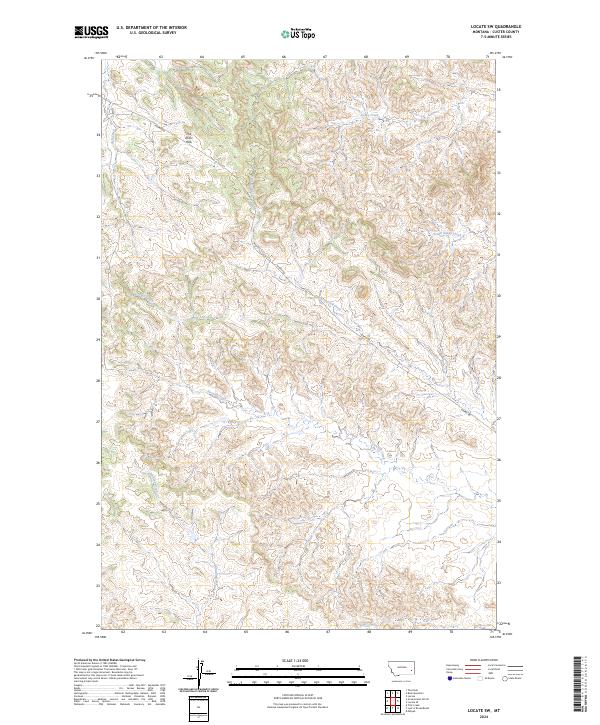Locate SW topographic map thumbnail
