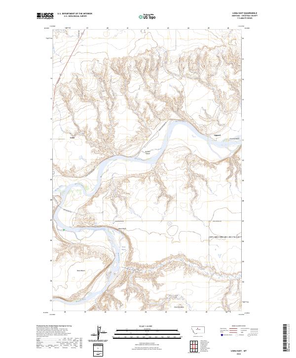Loma East topographic map thumbnail