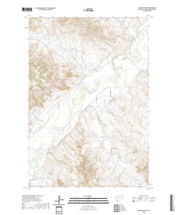 Lonesome Peak topographic map thumbnail