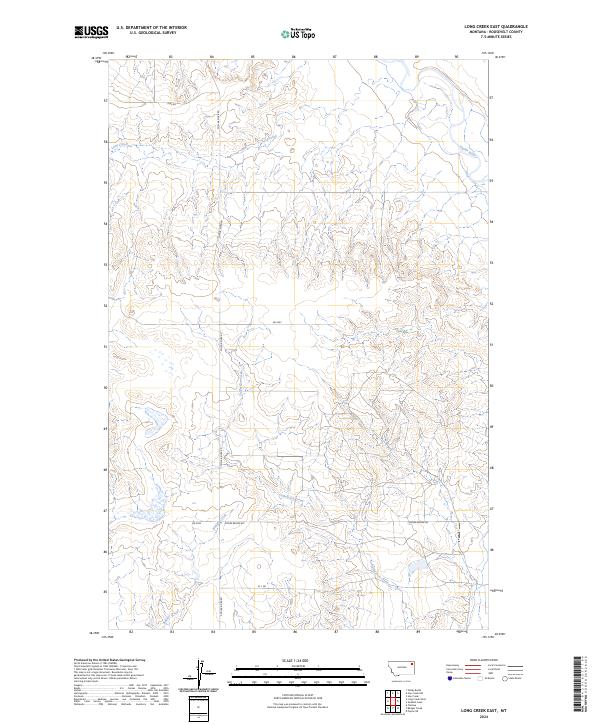 Long Creek East topographic map thumbnail