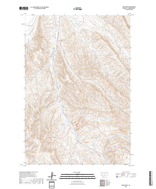 Long Draw 2024 topographic map thumbnail