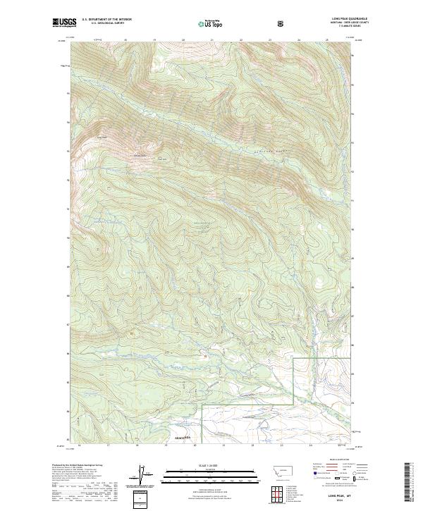 Long Peak 2024 topographic map thumbnail