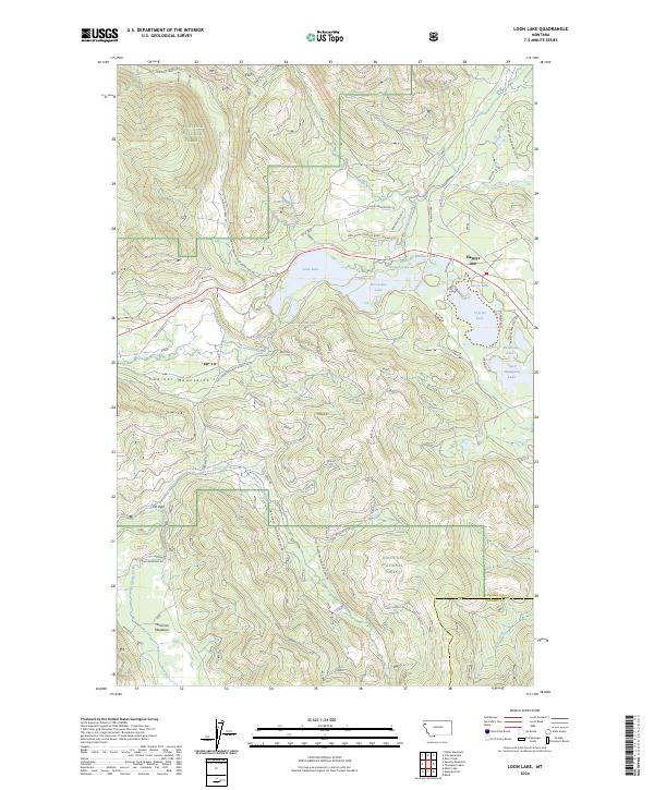 Loon Lake 2024 topographic map thumbnail