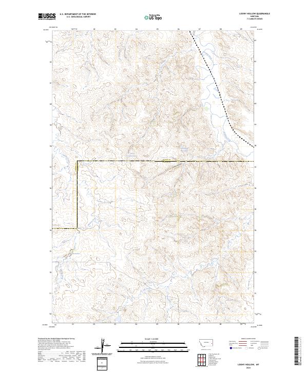 Loony Hollow topographic map thumbnail