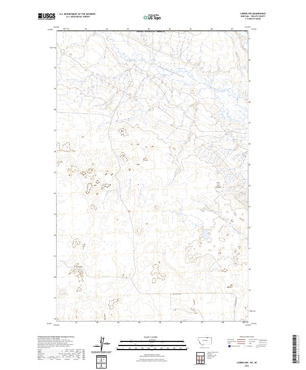 Loring NW 2024 topographic map thumbnail