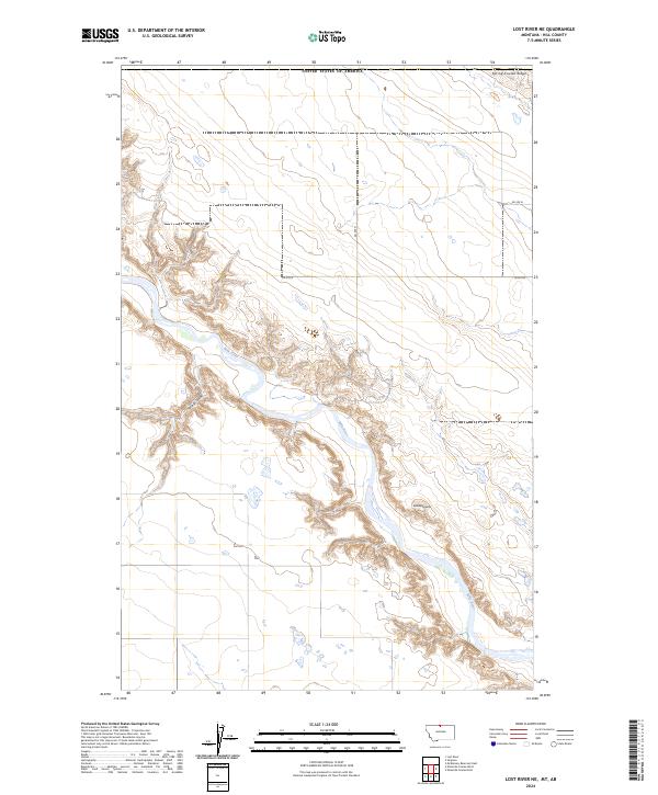 Lost River NE 2024 topographic map thumbnail