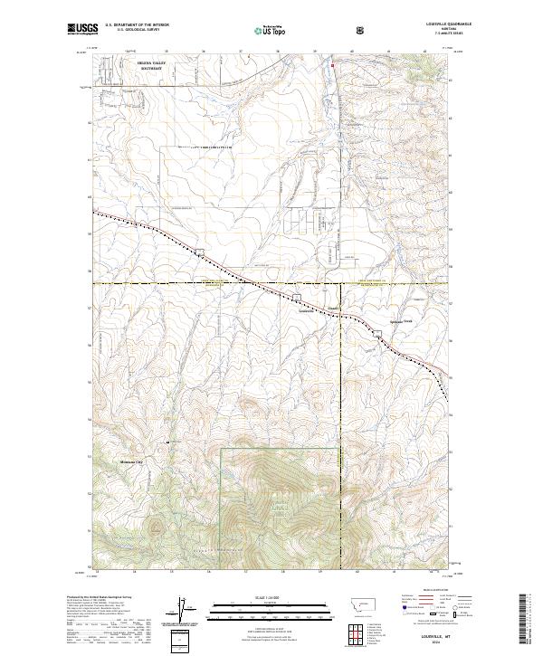 Louisville topographic map thumbnail