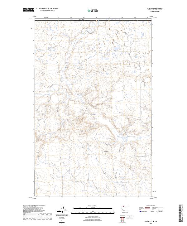 Love Rock 2024 topographic map thumbnail