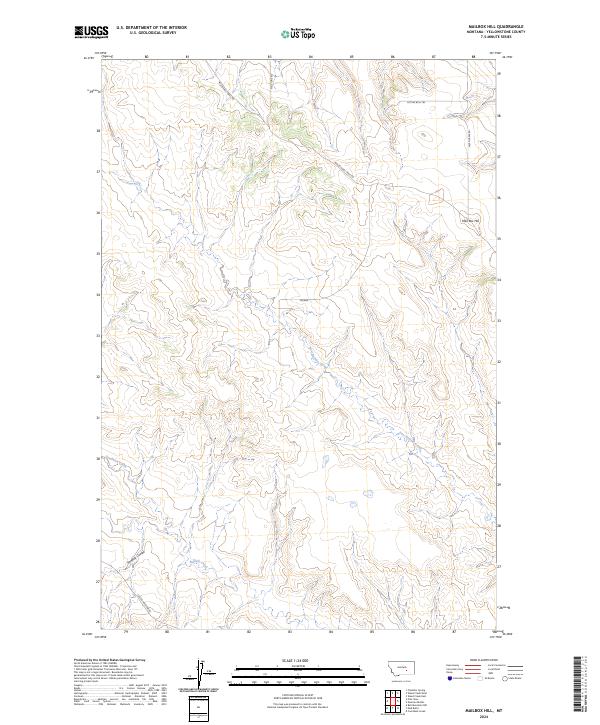 Mailbox Hill 2024 topographic map thumbnail