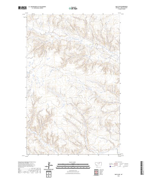 Malta NW topographic map thumbnail