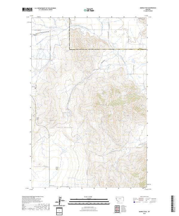 Markle Pass 2024 topographic map thumbnail