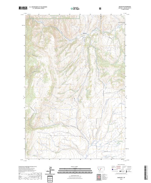 Maudlow 2024 topographic map thumbnail