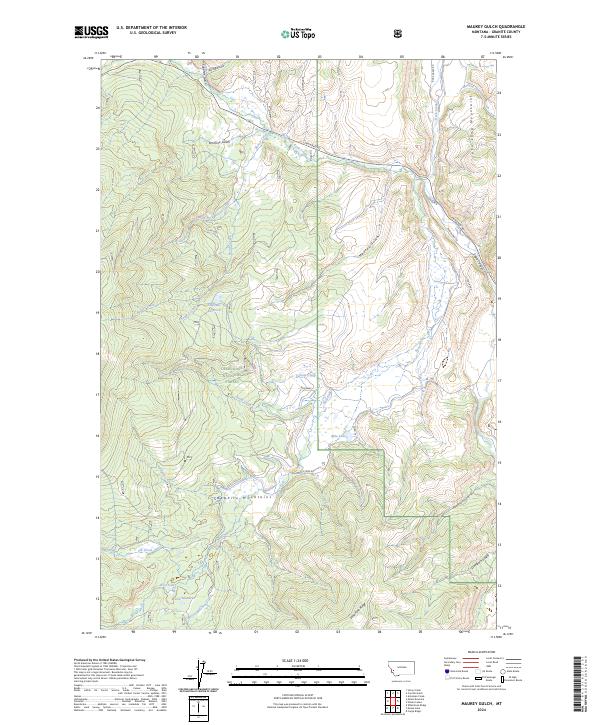 Maukey Gulch 2024 topographic map thumbnail