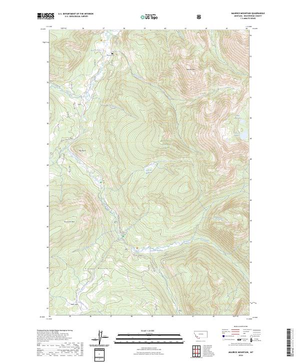 Maurice Mountain 2024 topographic map thumbnail