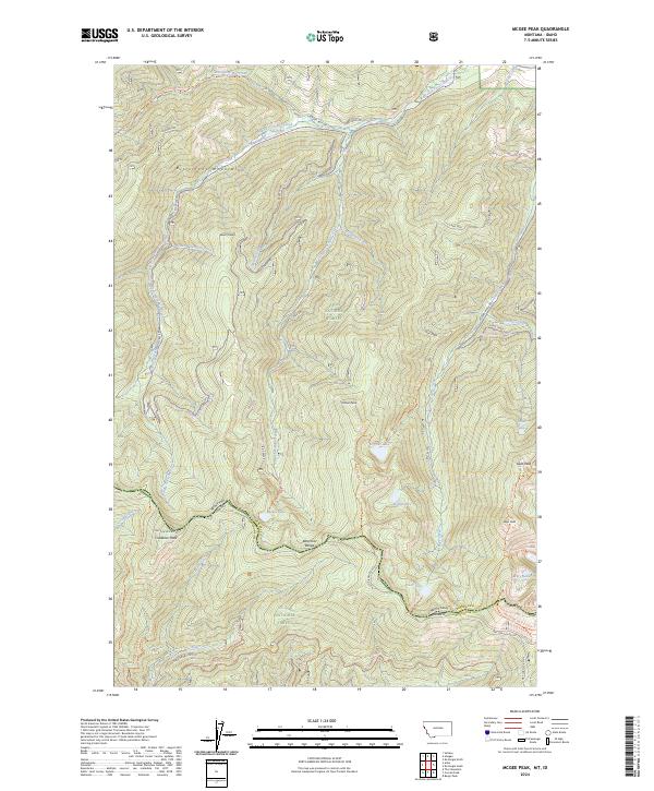 McGee Peak 2024 topographic map thumbnail
