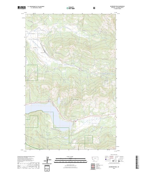McGregor Peak 2024 topographic map thumbnail