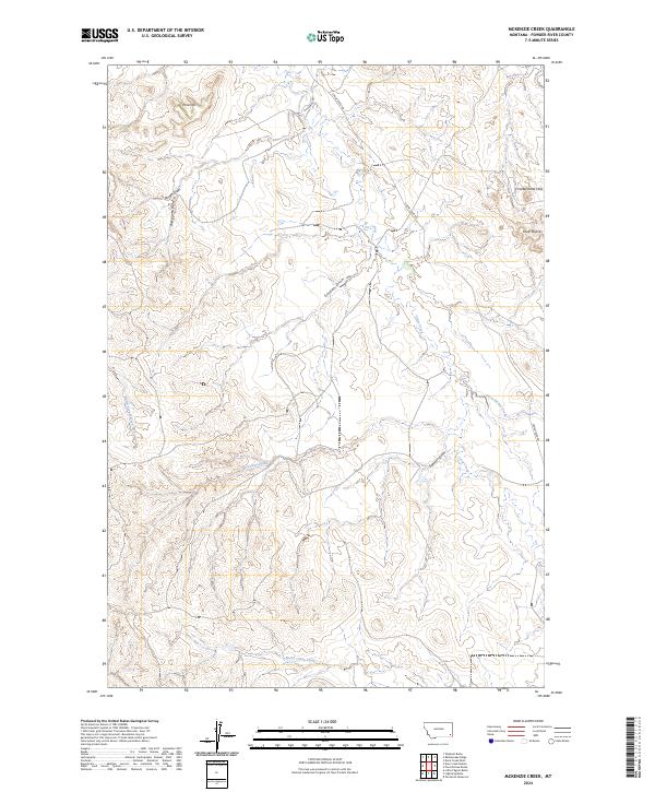 McKenzie Creek topographic map thumbnail