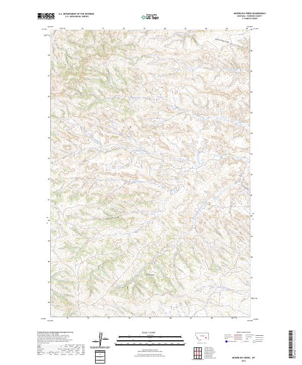 McKerlich Creek topographic map thumbnail