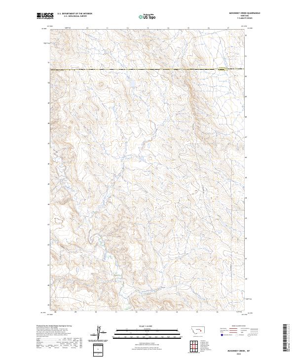 McKonkey Creek topographic map thumbnail
