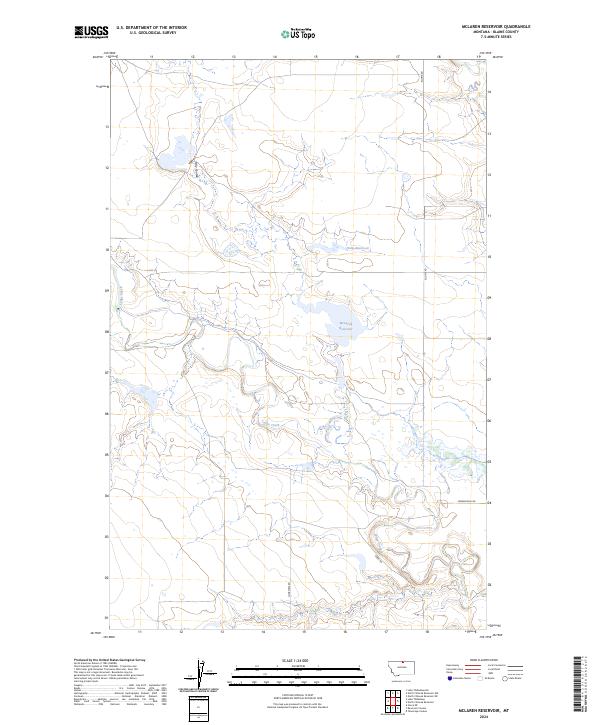 McLaren Reservoir topographic map thumbnail