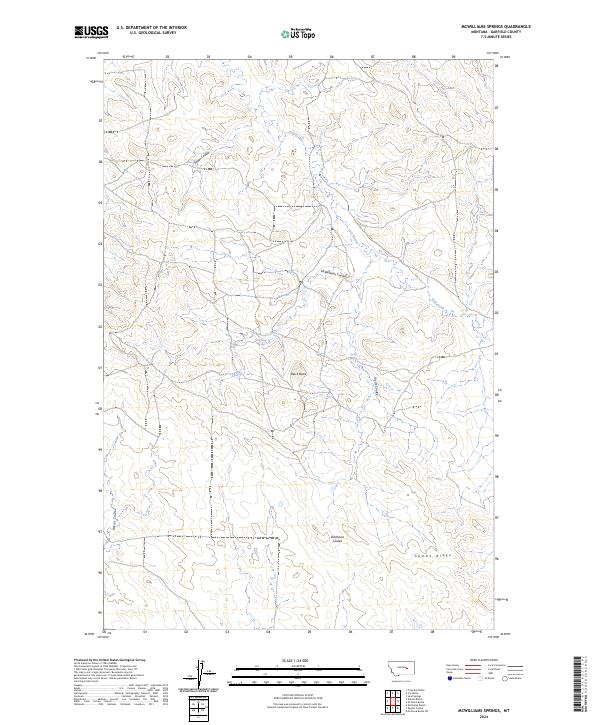 McWilliams Springs topographic map thumbnail