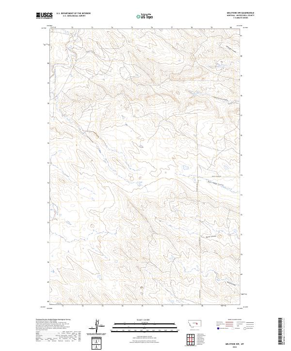 Melstone NW 2024 topographic map thumbnail