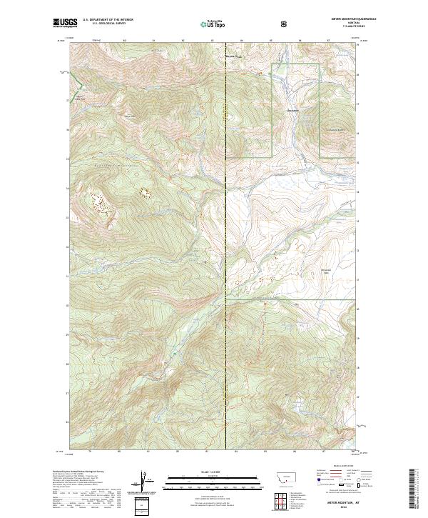 Meyer Mountain 2024 topographic map thumbnail
