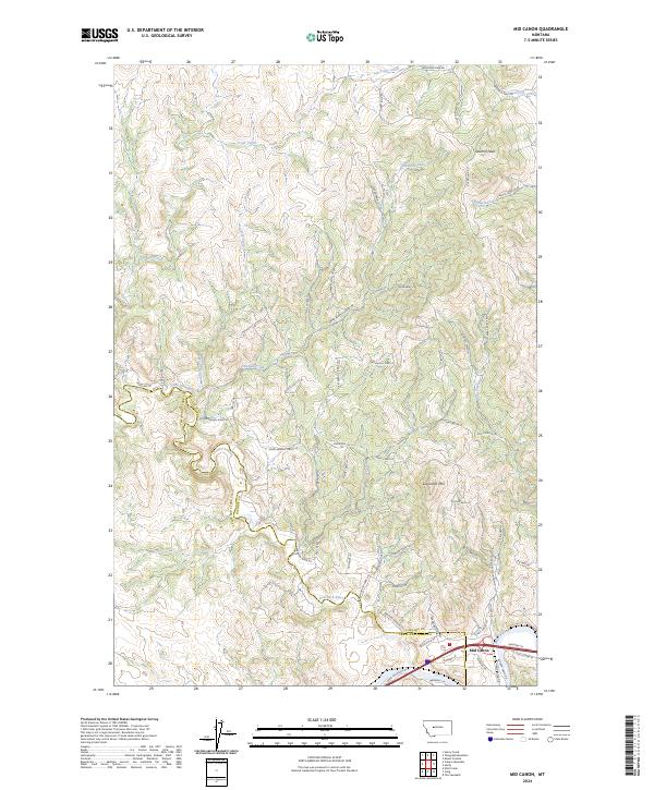 Mid Canon 2024 topographic map thumbnail