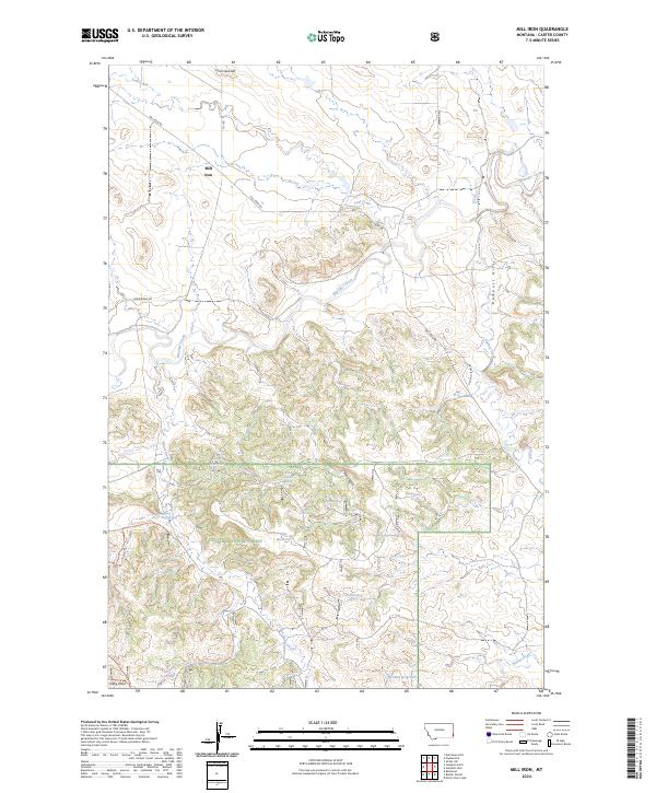 Mill Iron 2024 topographic map thumbnail