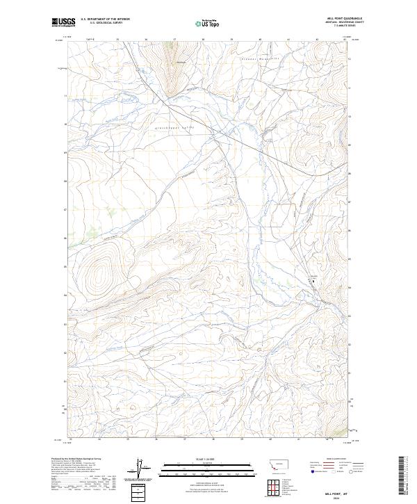 Mill Point 2024 topographic map thumbnail
