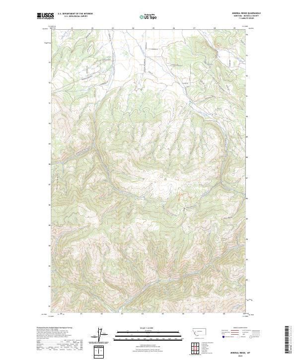 Mineral Ridge topographic map thumbnail