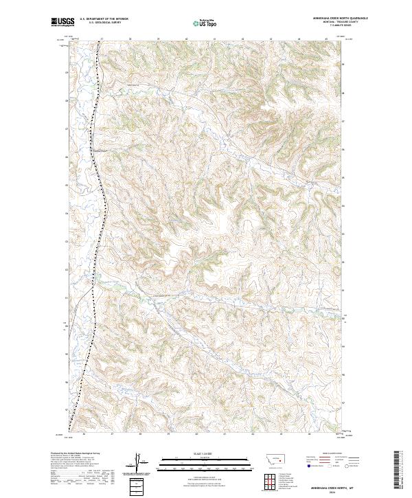Minnehaha Creek North topographic map thumbnail