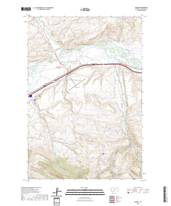 Mission topographic map thumbnail
