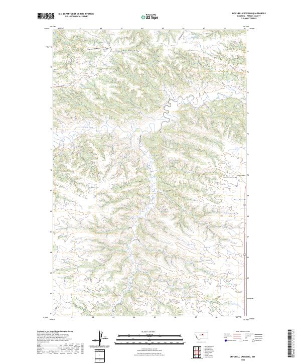 Mitchell Crossing 2024 topographic map thumbnail