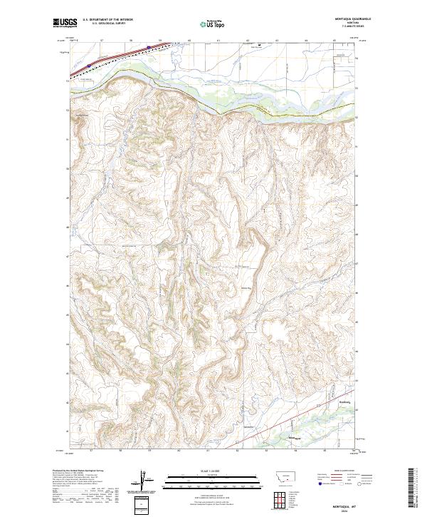 Montaqua topographic map thumbnail