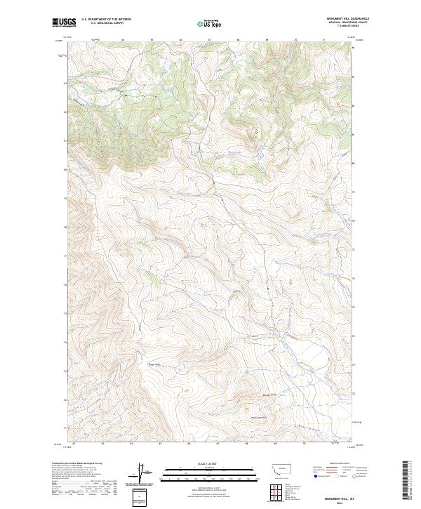 Monument Hill 2024 topographic map thumbnail