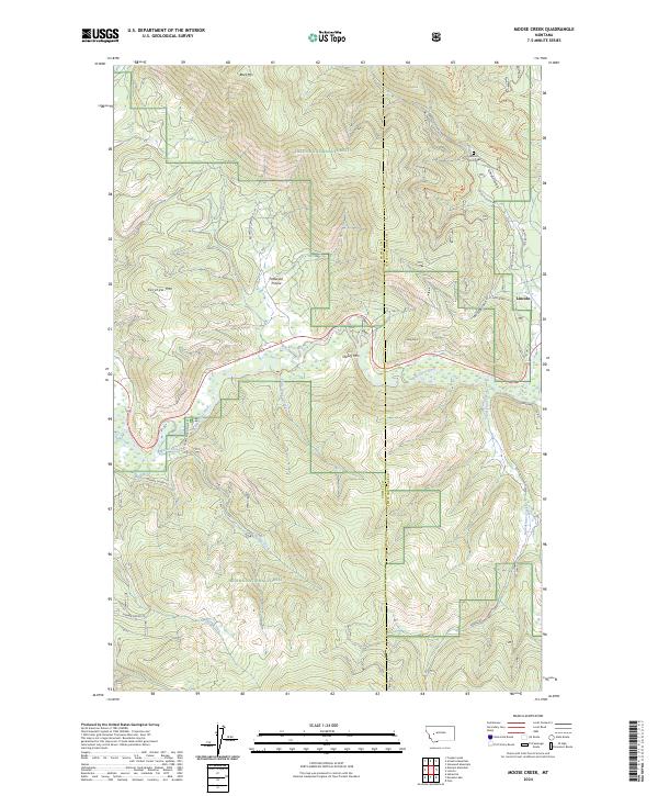 Moose Creek topographic map thumbnail