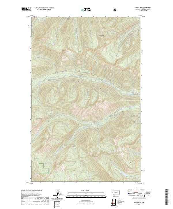 Moose Peak 2024 topographic map thumbnail