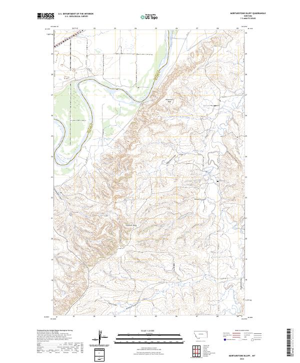 Mortarstone Bluff 2024 topographic map thumbnail